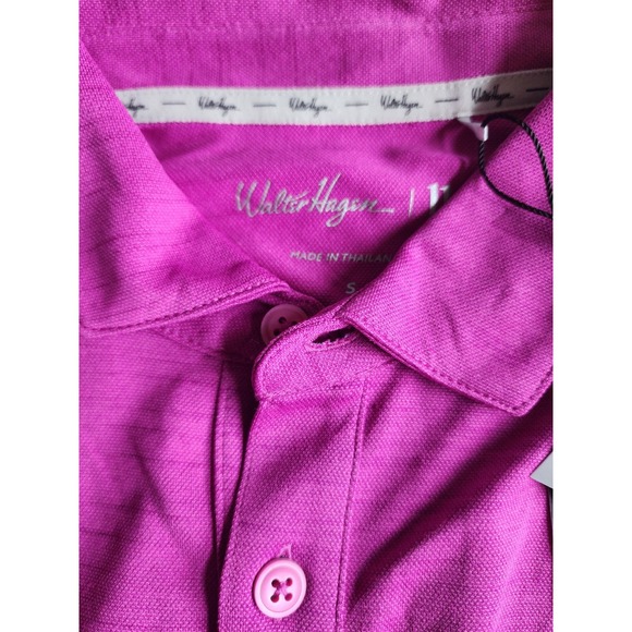 Walter Hagen Golf Polo Shirt Men's Sz S  Polo USA Purple New NWT Golf Tennis - Picture 4 of 9